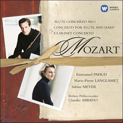 Emmanuel Pahud 모차르트: 플루트 & 클라리넷 협주곡 - 엠마누엘 파후드, 자비네 마이어, 클라우디오 아바도