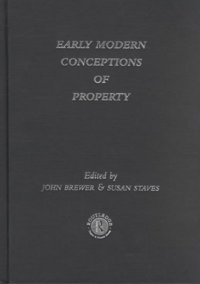 Early Modern Conceptions of Property