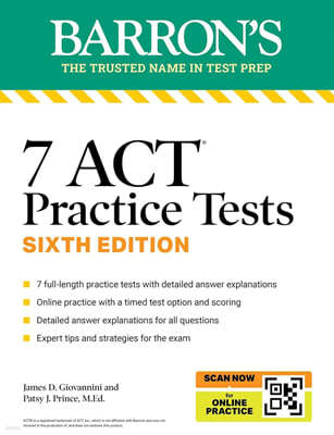 7 ACT Practice Tests, Sixth Edition + Online Practice