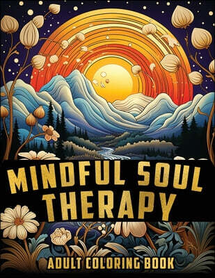 Mindful Soul Therapy: Inner Peace Adult Coloring Book For Women, Teens to Relax and Unwind.