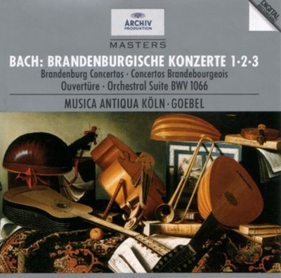 Bach : 브란덴부르크 협주곡 1-3번 - 괴벨 (Reinhard Goebel)(독일발매)