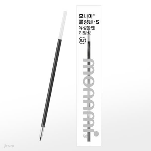 [모나미] 유성펜 NEW롤링펜S 리필심(0.7mm흑색)