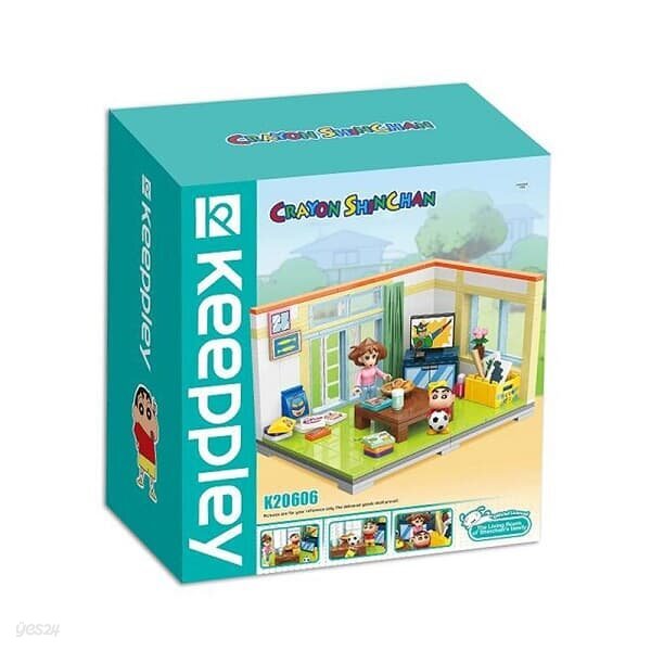 KEEPPLEY) 캐릭터 블럭 짱구는 못말려 - 짱구네 거실