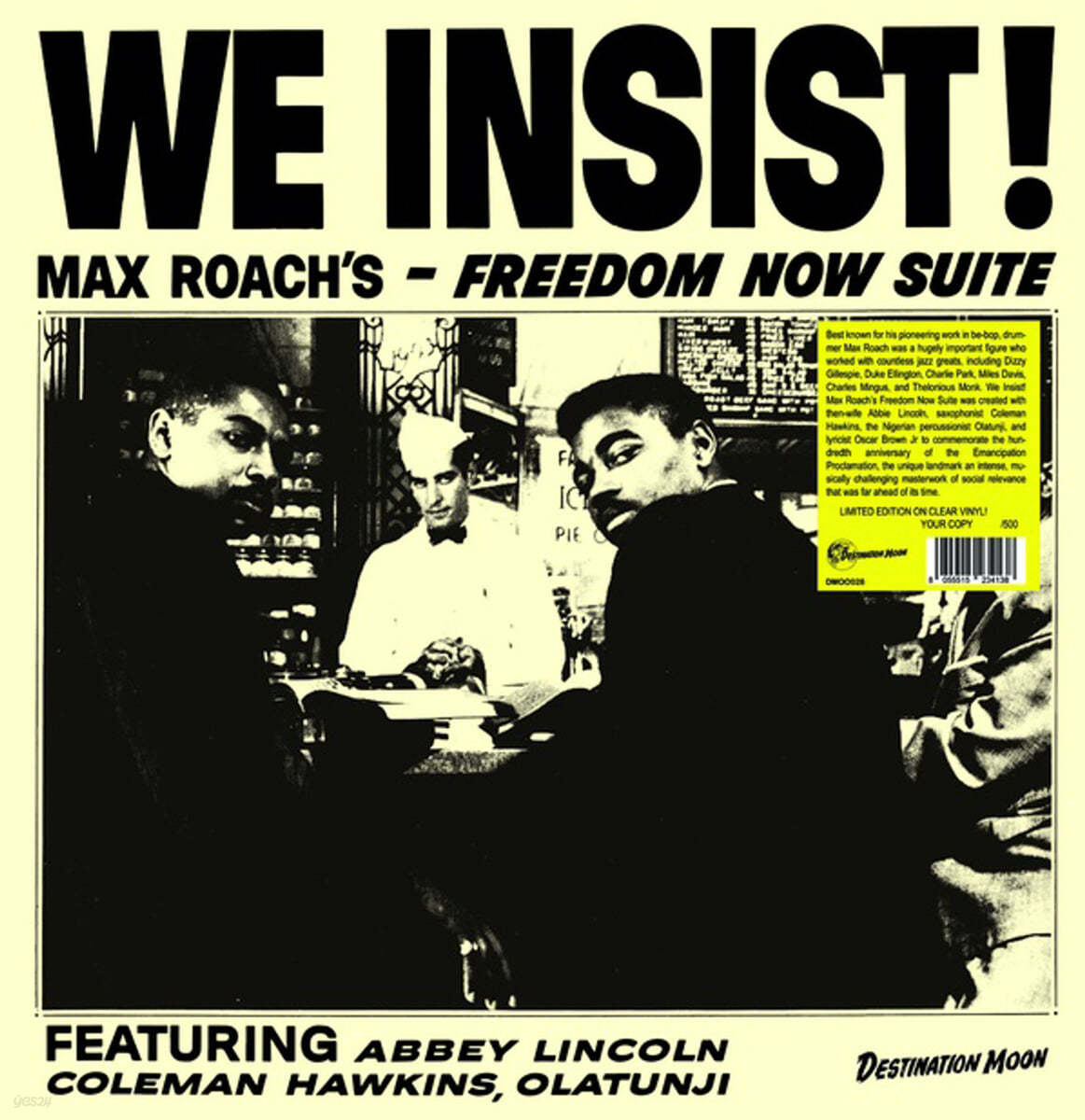 Max Roach (맥스 로치) - We Insist! Max Roach&#39;s Freedom Now Suite [투명 컬러 LP]