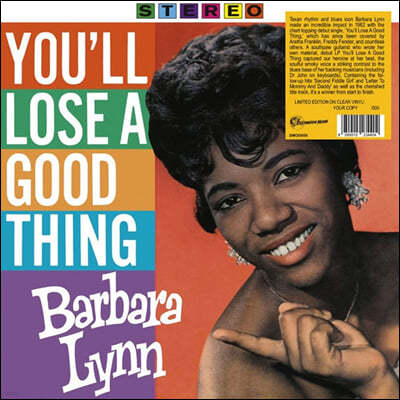 Barbara Lynn (바바라 린) - You'll Lose a Good Thing [투명 컬러 LP]