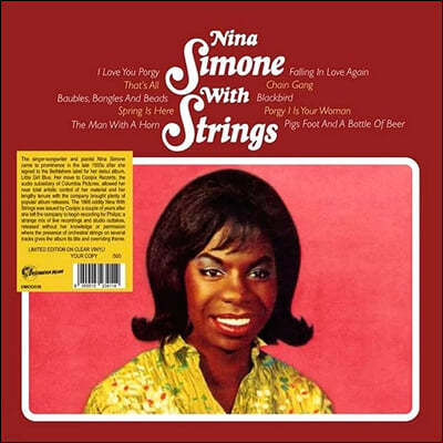 Nina Simone (ϳ ø) - Nina Simone with Strings [ ÷ LP]