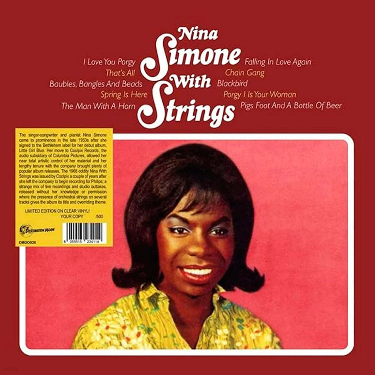 Nina Simone (니나 시몬) - Nina Simone with Strings [투명 컬러 LP]