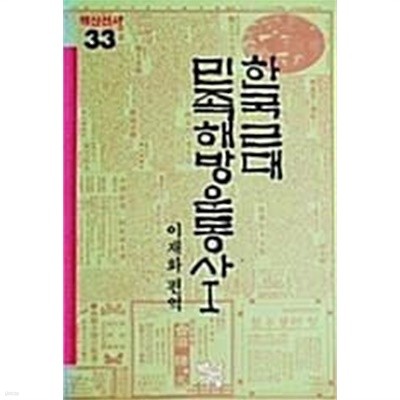 한국근대 민족해방운동사 1 (초판 1986)