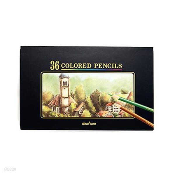 [문화연필] 넥스프로 일반색연필 36색 틴케이스