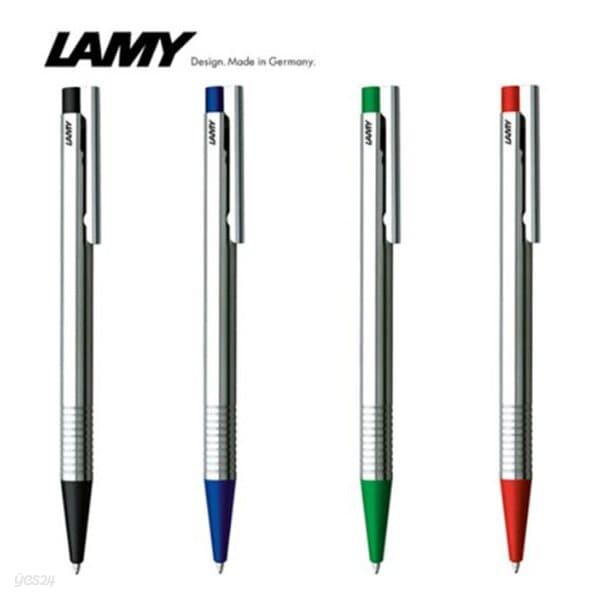 [라미] LAMY logo 205 흑색볼펜 (바디컬러 블랙블루레드그린)
