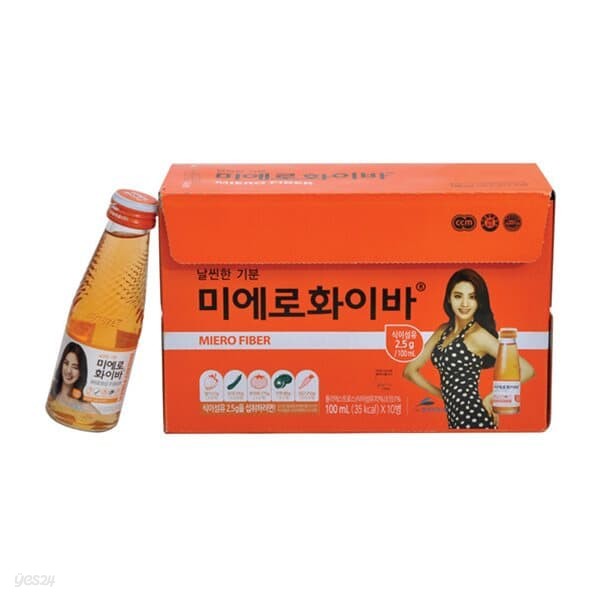 [현대약품] 미에로화이바 1박스 (10병100ml)