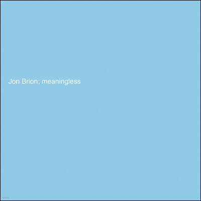 Jon Brion — meaningless 앨범 커버