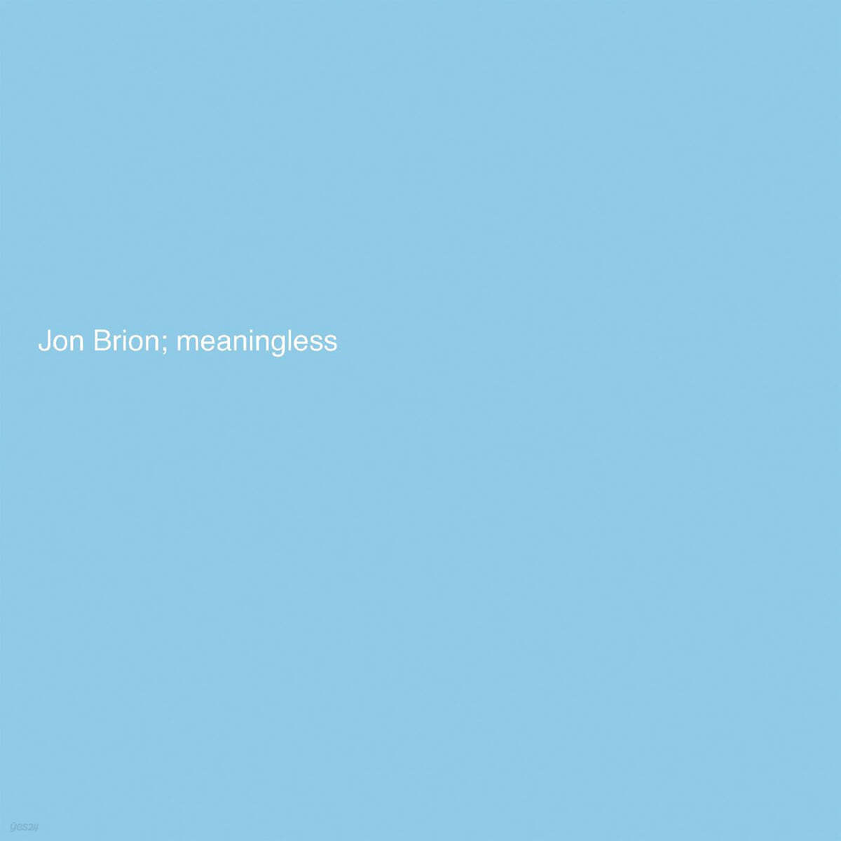 Jon Brion (존 브라이언) - meaningless [LP] 