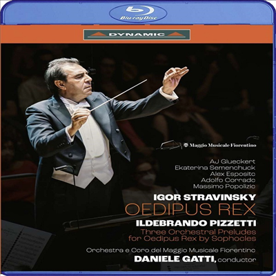 üƼ:   ɽƮ ְ & ƮŰ: ̵Ǫ  (Stravinsky: Oedipus Rex & Pizzetti: Orchestral Preludes 3 for Oedipus Rex) (ѱڸ)(Blu-ray) (2023) - Daniele Gatti