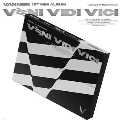 VANNER (배너) - 미니앨범 1집 : VENI VIDI VICI [Voyage of Dreams Ver.]