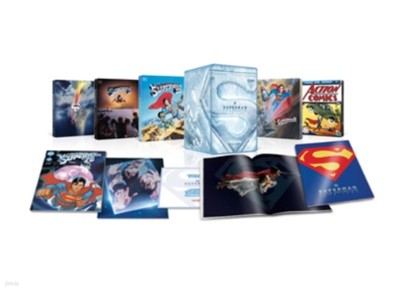 슈퍼맨 5 필름 아마존 영국 스틸북 컬렉션 (블루레이 + 4K UHD + 디지털)한글자막
