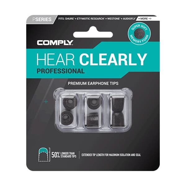 컴플라이 P-100 이어폰 폼팁 슈어 호환 컴플라이 P100