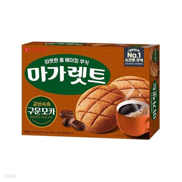 [롯데] 마가렛트 구운모카 (352g16입)