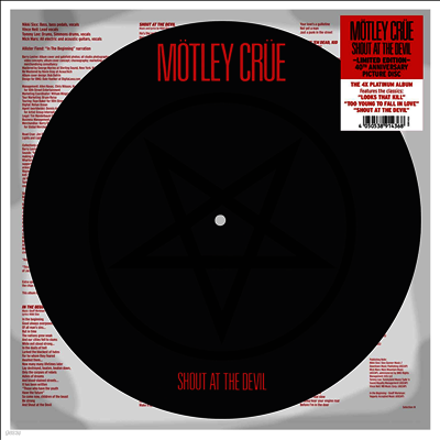 Motley Crue — Shout At The Devil (40th Anniversary Edition) 앨범 커버