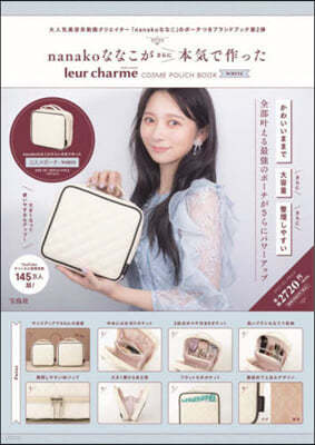 nanakoʪʪѨªê leur charme COSME POUCH BOOK WHITE