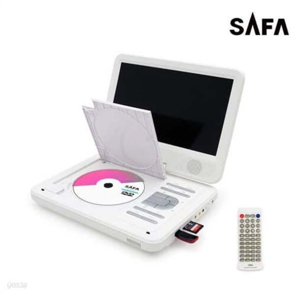 사파(SAFA) 포터블 휴대용 차량용 CD/DVD 플레이어 DV100 교육용CDP 어학용DVD