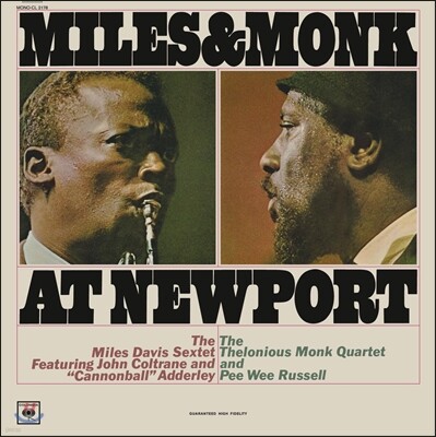 Miles Davis & Thelonious Monk — Miles & Monk At Newport 앨범 커버