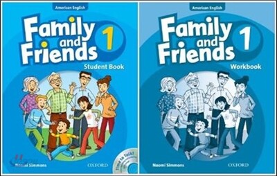 American Family and Friends 1 SET : Student Book with Time to Talk CD + Workbook