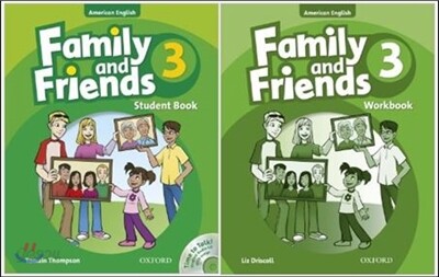 American Family and Friends 3 SET : Student Book with Time to Talk CD + Workbook