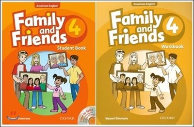 American Family and Friends 4 SET : Student Book with Time to Talk CD + Workbook