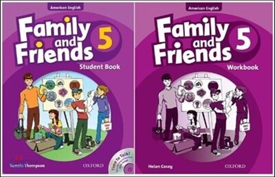 American Family and Friends 5 SET : Student Book with Time to Talk CD + Workbook