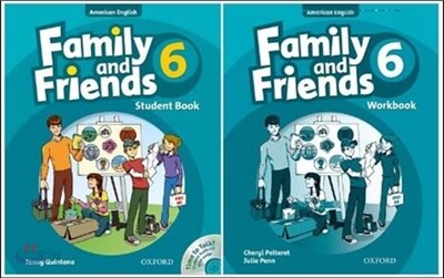 American Family and Friends 6 SET : Student Book with Time to Talk CD + Workbook