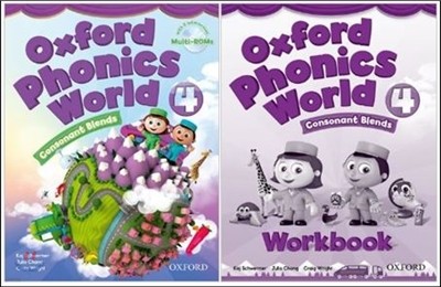 Oxford Phonics World 4 SET : Student Book with Multi-Rom + Workbook