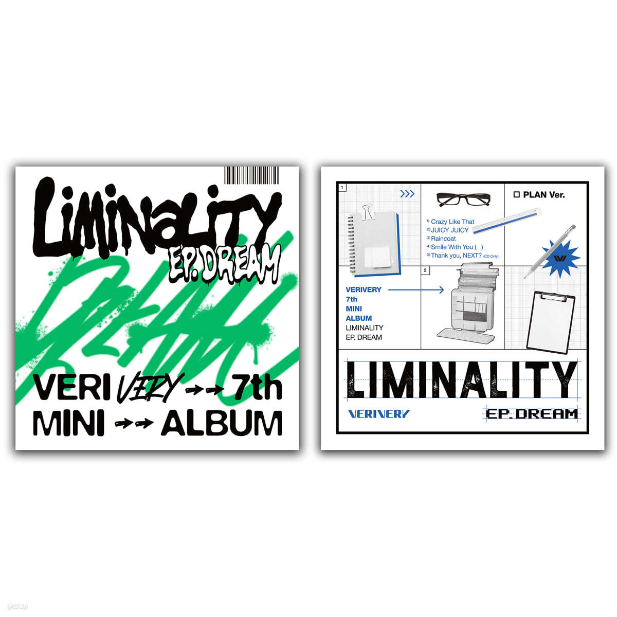 VERIVERY (베리베리) - 미니앨범 7집 : Liminality - EP.DREAM [버전 2종 중 1종 랜덤 발송]