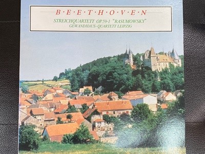 [LP] 게반트하우스 콰르텟 - Gewandhaus-Quartett Leipzig - Beethoven Streichquartett Op.59-1 LP [서울-라이센스반]