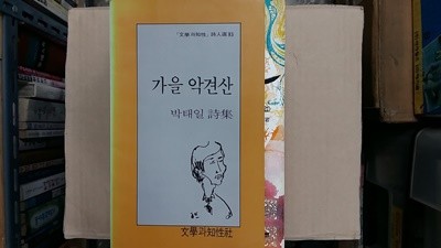 가을 악견산,-박태일 시집-