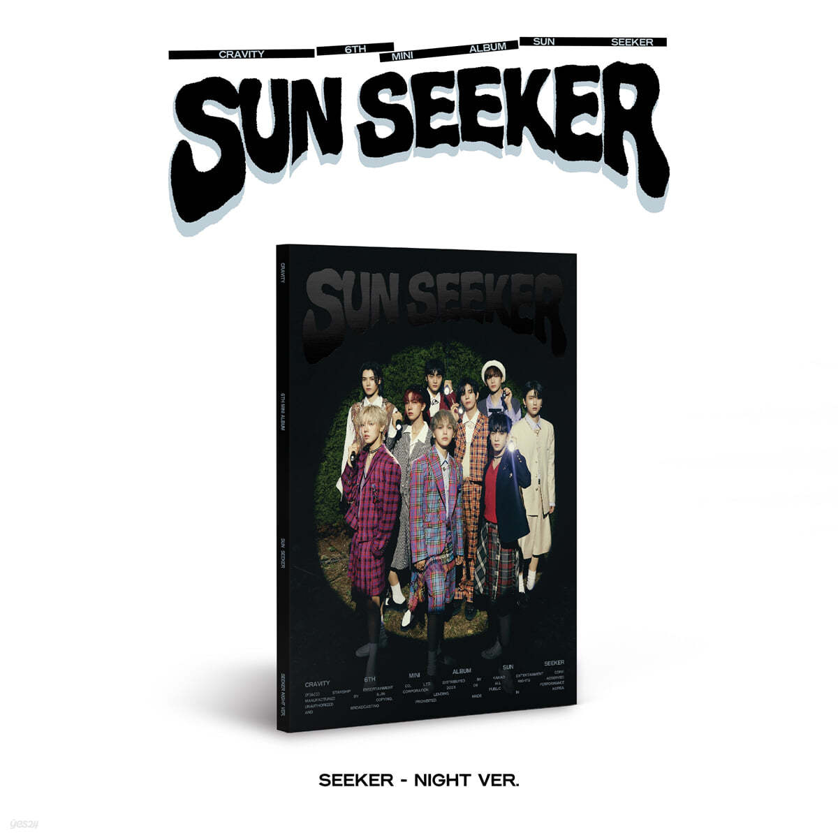 CRAVITY (크래비티) - 미니앨범 6집 : SUN SEEKER [SEEKER - night VER.][9종 중 1종 랜덤발송]