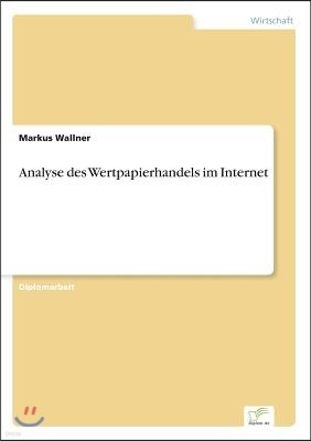 Analyse Des Wertpapierhandels Im Internet