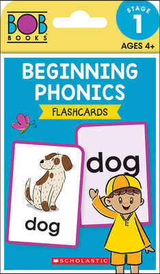 Bob Books - Beginning Phonics Flashcards Phonics, Ages 4 and Up, Kindergarten (Stage 1: Starting to Read)