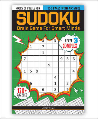 Sudoku - Brain Booster Puzzles for Kids: Level 3 (Complex)