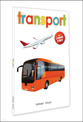 Transport: Early Learning Board Book with Large Font
