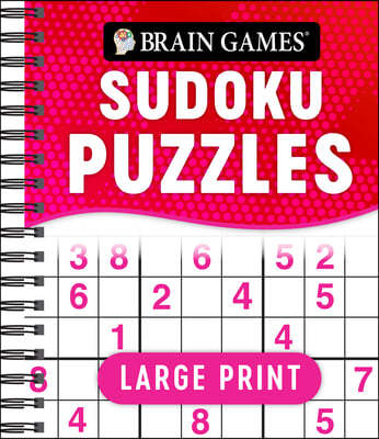 Brain Games - Large Print Sudoku Puzzles (Swoosh)