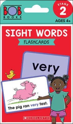 Bob Books - Sight Words Flashcards Phonics, Ages 4 and Up, Kindergarten (Stage 2: Emerging Reader)