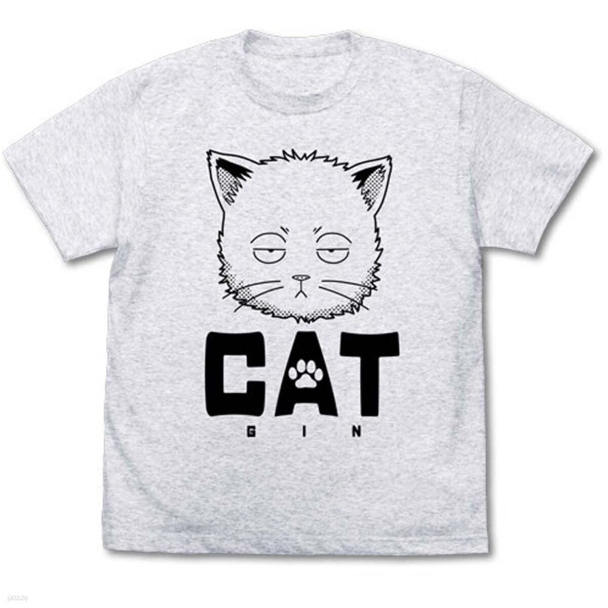 銀魂 猫になった銀さん Tシャツ/ASH-M