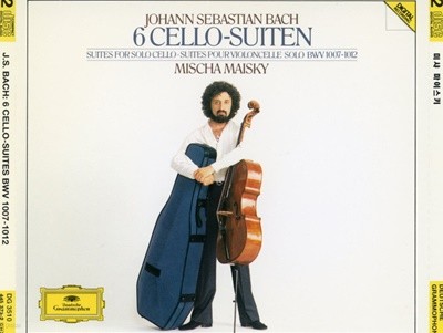 미샤 마이스키 - Mischa Maisky - Bach 6 Cello Suiten (바흐 무반주 첼로 모음곡 전곡) 2Cds