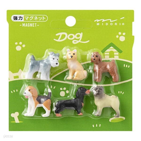 MINI MAGNET (6pcs) - DOG B