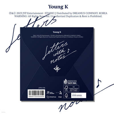 Young K (DAY6) - Letters with notes [Digipack Ver.]