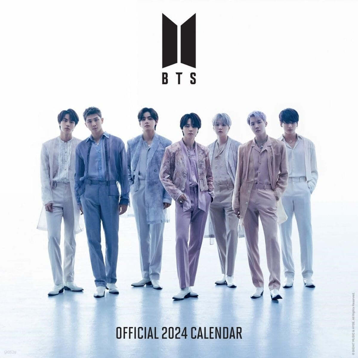 방탄소년단 (BTS) - 2024년 벽걸이 캘린더 (Official BTS 2024 Square Calendar)