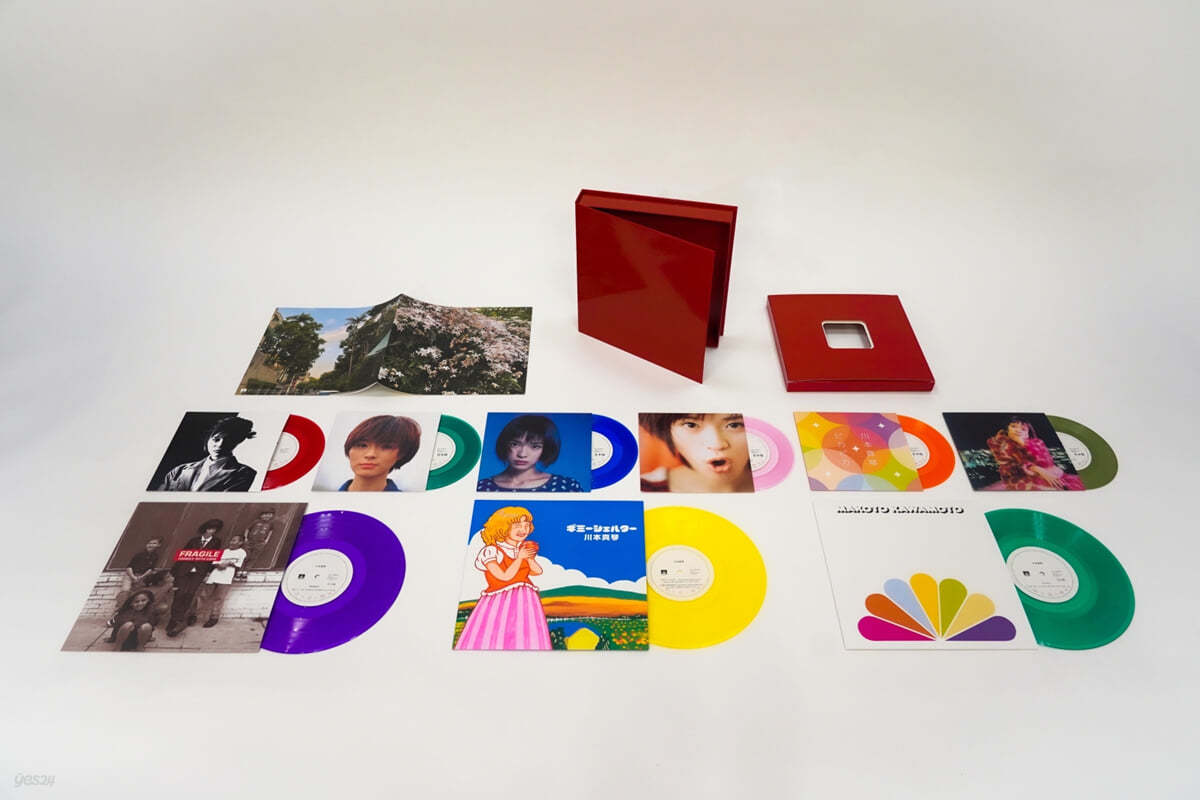 카와모토 마코토 바이닐 싱글 컬렉션 (Kawamoto Makoto Vinyl Single Collection) [7인치 &amp; 10인치 컬러 Vinyl 박스세트]