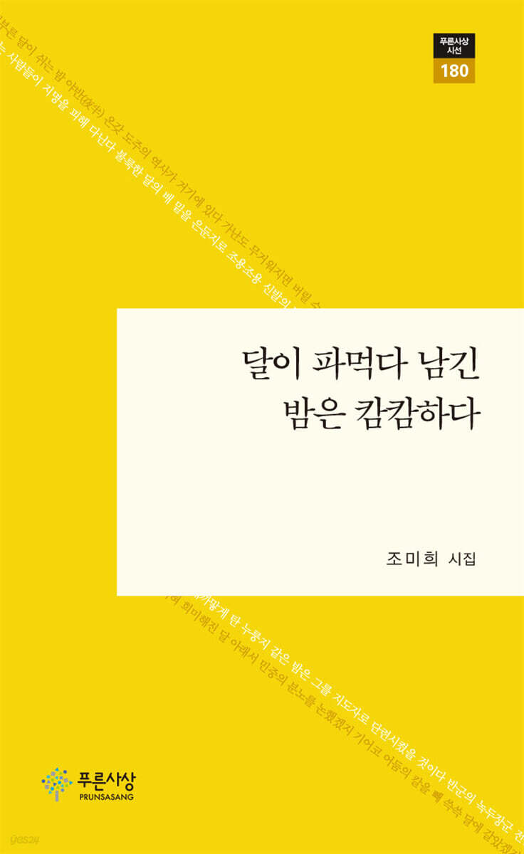 달이 파먹다 남긴 밤은 캄캄하다