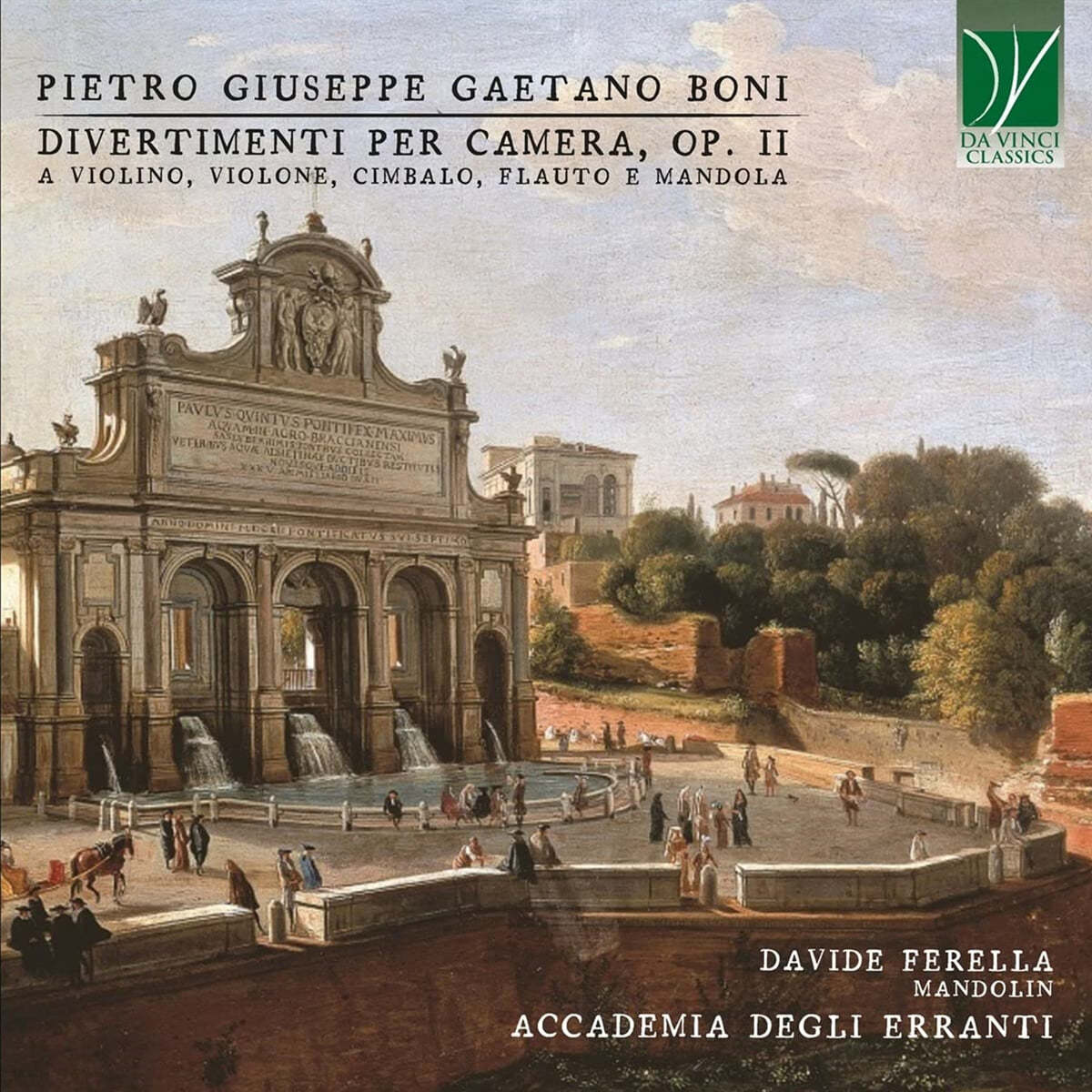 Davide Ferella 보니: 디베르티멘토 (Pietro Giuseppe Gaetano Boni: Divertimenti per camera, Op. 2)